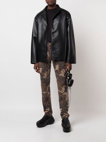 Pantalon droit à imprimé à imprimé camouflage Givenchy