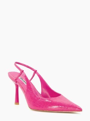 Туфли на каблуке на высоком каблуке Dune London розовые
