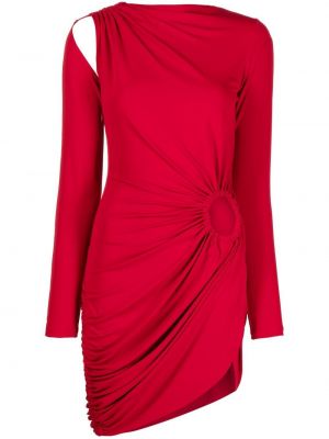 Асиметрична мини рокля Monse червено