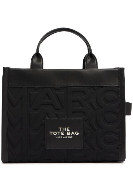 Keinonahkaa nahka ostoskassi Marc Jacobs musta