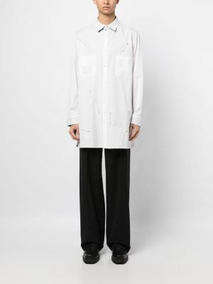 Raštuota medvilninė marškiniai Yohji Yamamoto