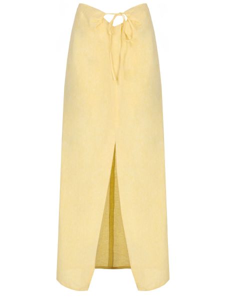 Длинная юбка Forte Dei Marmi Couture желтая