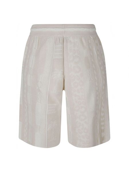 Pantalones cortos de tejido jacquard Laneus beige