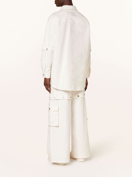 Cargo kalhoty Off-white bílé