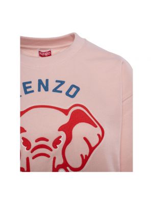 Bluza z nadrukiem Kenzo różowa