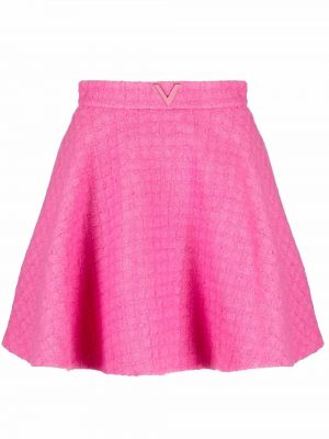 Suknja Valentino Garavani ružičasta