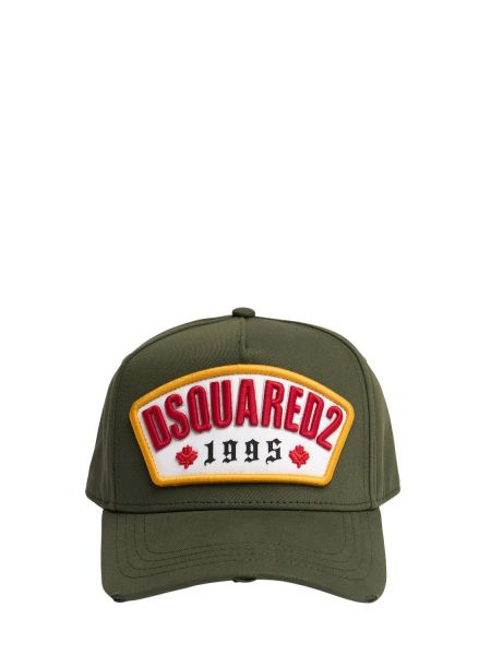 Bomuld cap Dsquared2 grøn