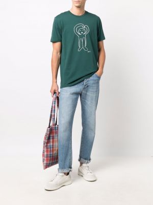Camiseta con estampado Société Anonyme verde