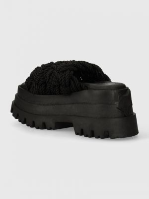 Papuci cu platformă Naked Wolfe negru