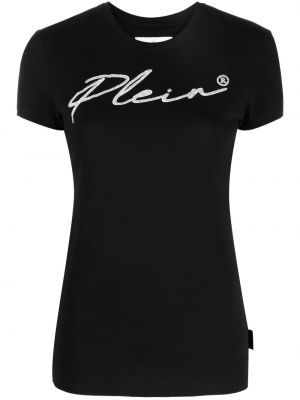 Koszulka z modalu Philipp Plein czarna