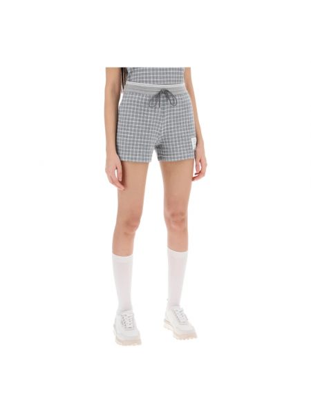 Tweed karierte casual shorts Thom Browne