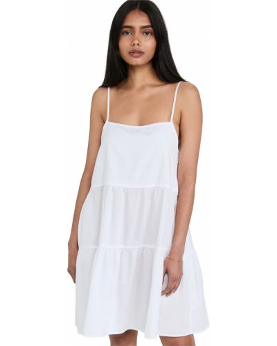 Хлопковое платье Enza Costa, белое