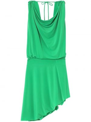 Sukienka z otwartymi plecami asymetryczna We11done zielona