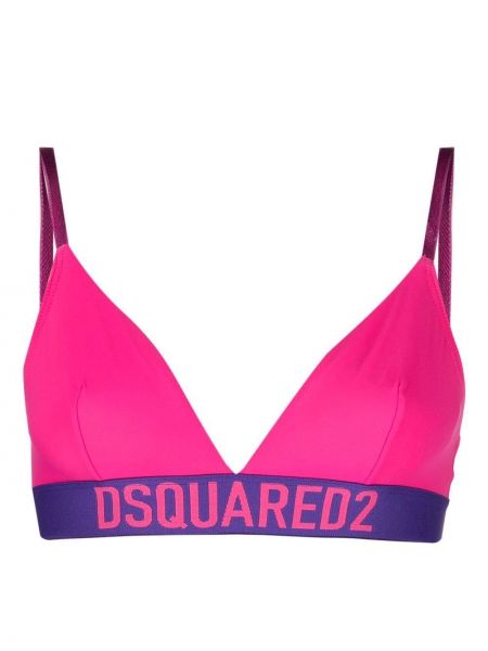 Brodert trekant bh Dsquared2 rosa