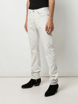 Slim fit skinny džíny Saint Laurent bílé