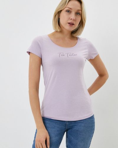 Фиолетовая футболка Tom Tailor