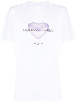 T-shirt con stampa Tout A Coup bianco