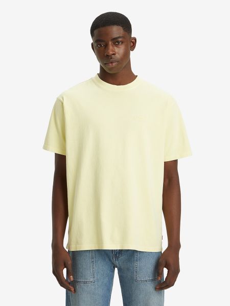 Camiseta manga corta de cuello redondo Levi's amarillo