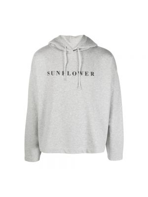 Melange hoodie Sunflower grau
