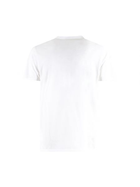 Haftowana koszulka Lacoste biała
