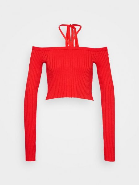 Sweter Monki czerwony