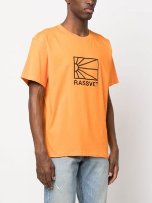 T-shirt mit print Paccbet orange
