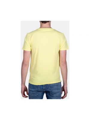 Koszulka z nadrukiem Love Moschino żółta