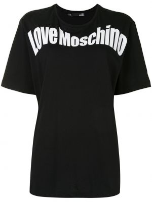 T-shirt Love Moschino svart