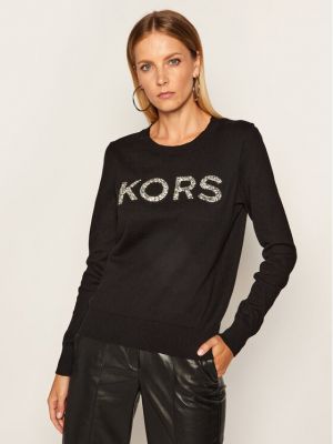Пуловер Michael Michael Kors черно
