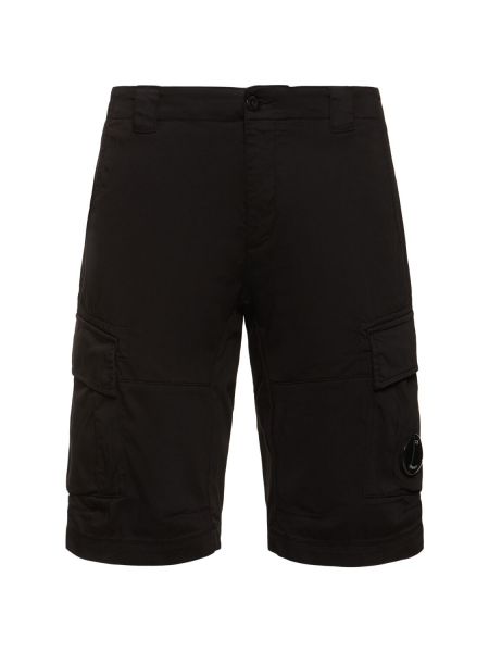 Pantalones cortos cargo de algodón C.p. Company negro
