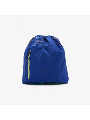 Нейлоновый рюкзак Lacoste синий