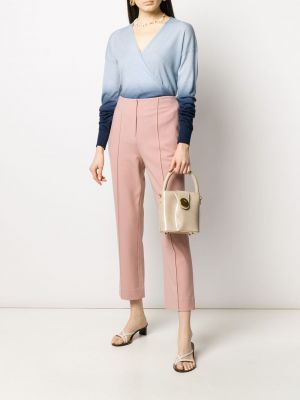 Pantalones de cintura alta Jonathan Simkhai rosa