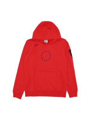 Streetwear fleece hoodie Nike rot