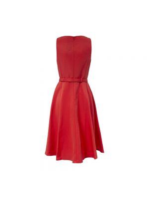 Sukienka midi Ralph Lauren czerwona