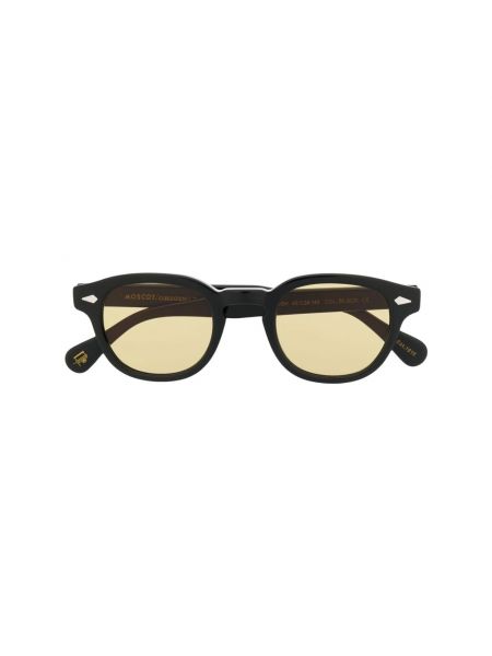 Sonnenbrille mit bernstein Moscot schwarz