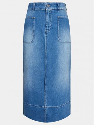Priliehavá džínsová sukňa Ted Baker modrá