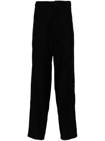 Bavlněné kalhoty Yohji Yamamoto černé