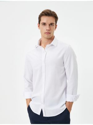 Μακρυμάνικο πουκάμισο σε στενή γραμμή Koton