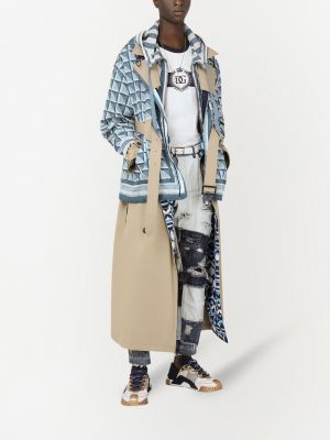 Abrigo con estampado con estampado geométrico Dolce & Gabbana