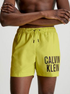 Κιλότα Calvin Klein κίτρινο