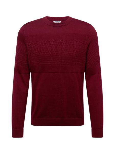 Пуловер Burton Menswear London винено червено