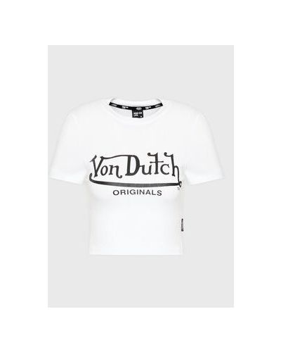 Tricou Von Dutch alb
