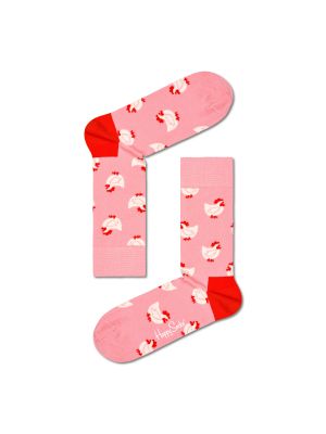 Чорапи Happy Socks розово