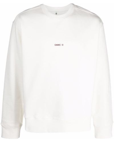 Jersey con estampado de tela jersey Oamc blanco