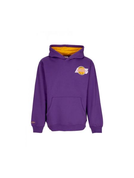 Retro fleece hoodie Mitchell & Ness lila