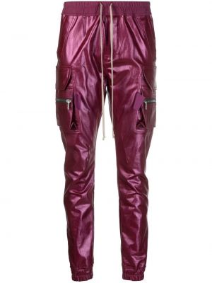 Карго панталони slim Rick Owens розово