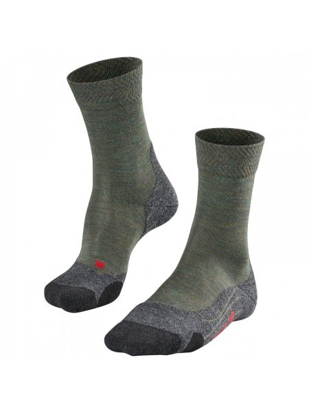 Меланжевые носки Falke зеленые