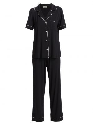 Пижама с коротким рукавом Eberjey черная