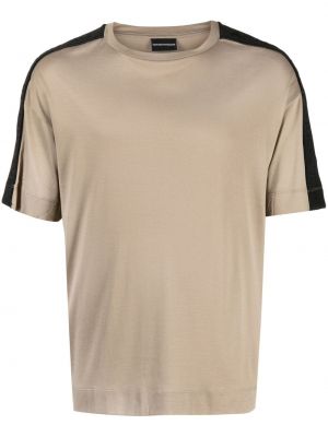 T-shirt Emporio Armani brun