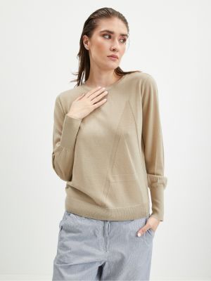 Vlnený sveter Armani Exchange béžová
